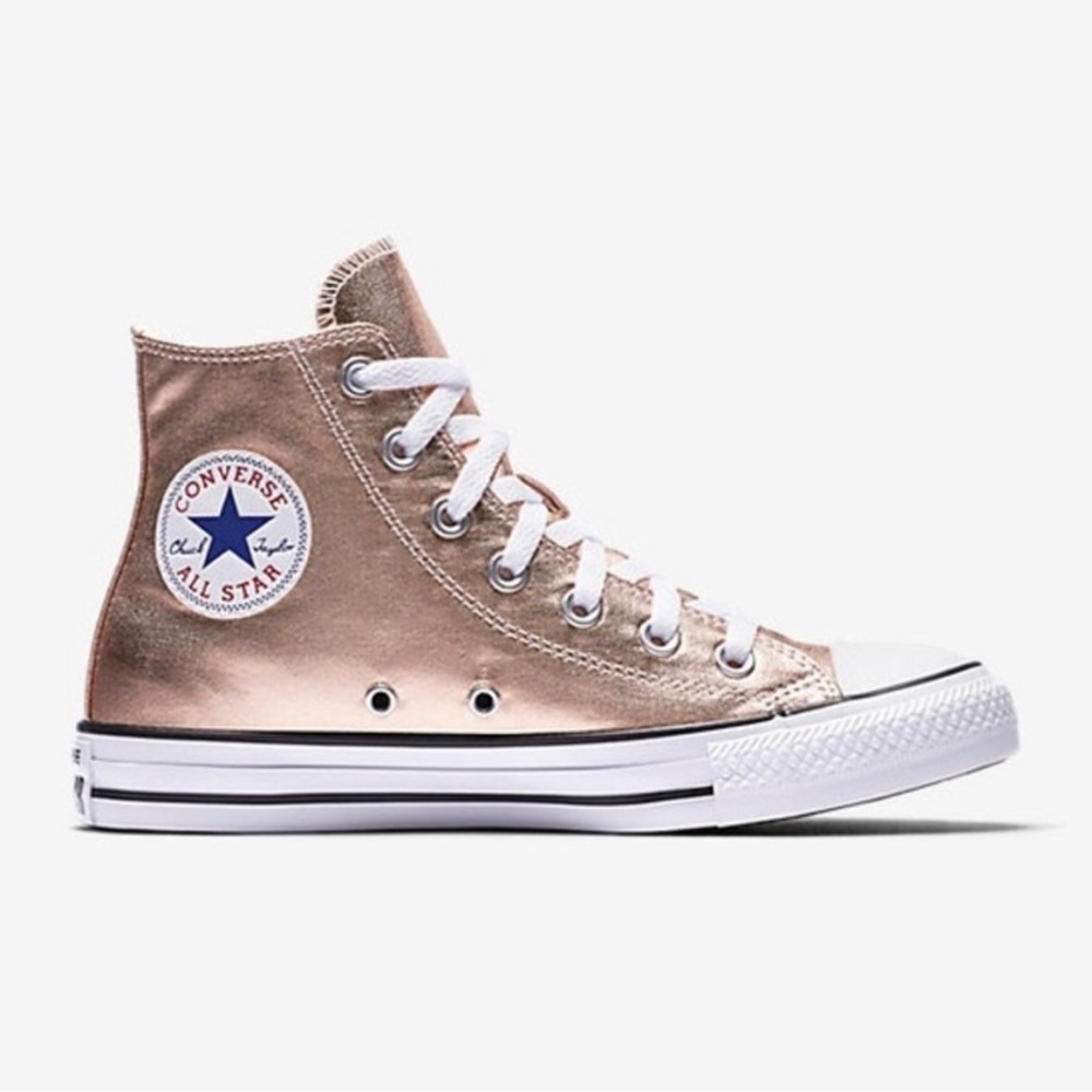 Lightly Used- Converse All-Star Chuck Taylor High Top Rose Gold